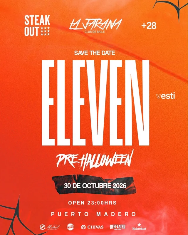 Eleven Pre Halloween 🎃 Viernes 30 De Octubre Puerto Madero