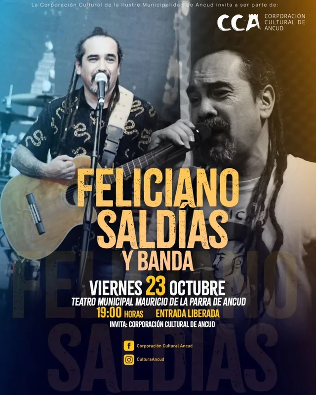 Feliciano Saldías y Banda en el Teatro Municipal de Ancud