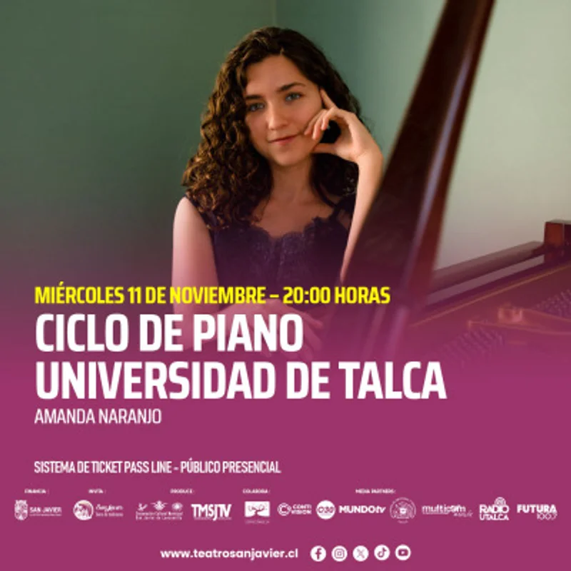 Ciclo de Piano UTAL: Amanda Naranjo.