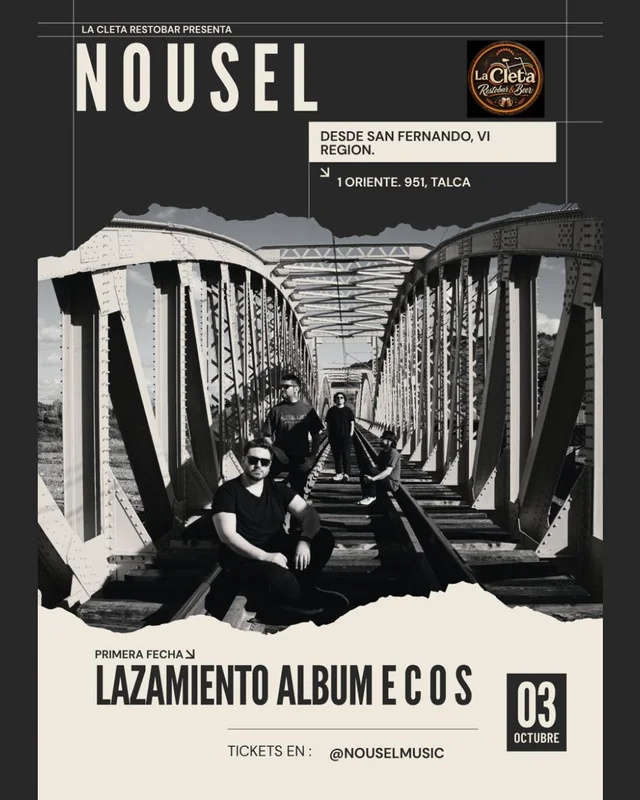 Nousel | Lanzamiento Disco Ecos En Bar La Cleta, Talca