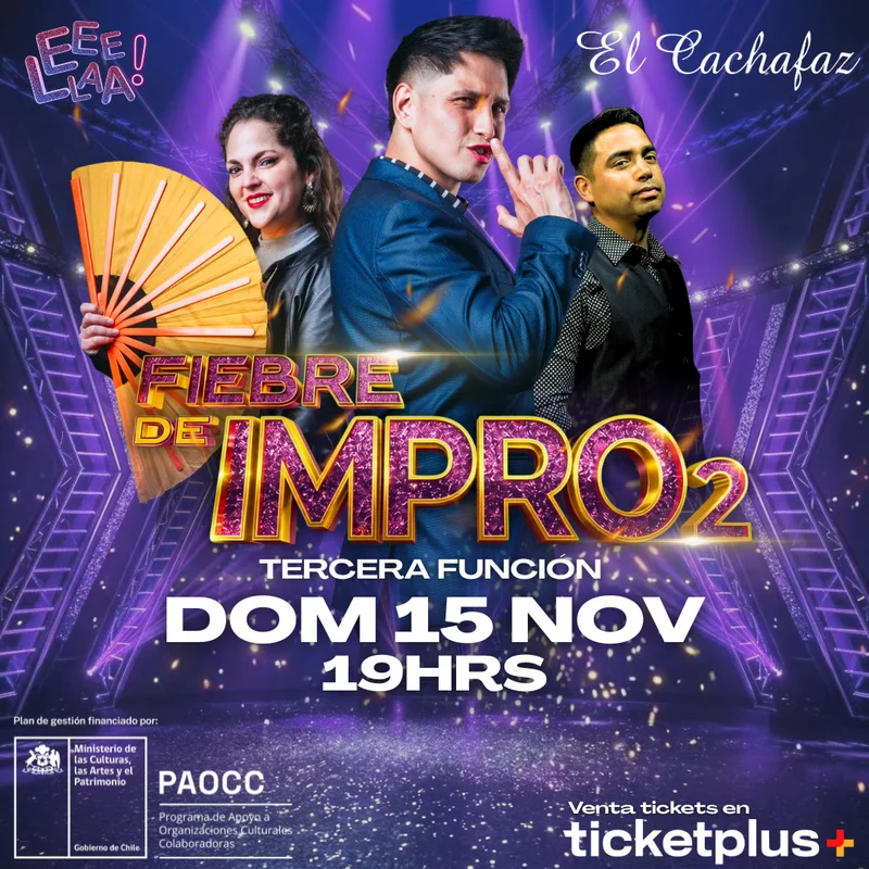Show impro-Fiebre de impro-Domingo 15 Noviembre 19hrs