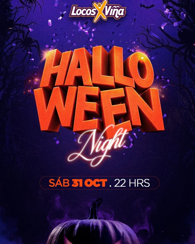 ☠︎ Halloween ☠︎ en Locos x Viña bar | Sábado 31 de Octubre, 2026