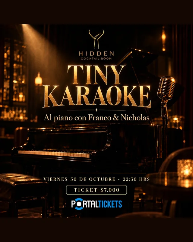 Tiny Karaoke Al Piano Con Franco & Nicholas En Hidden Cocktail Room