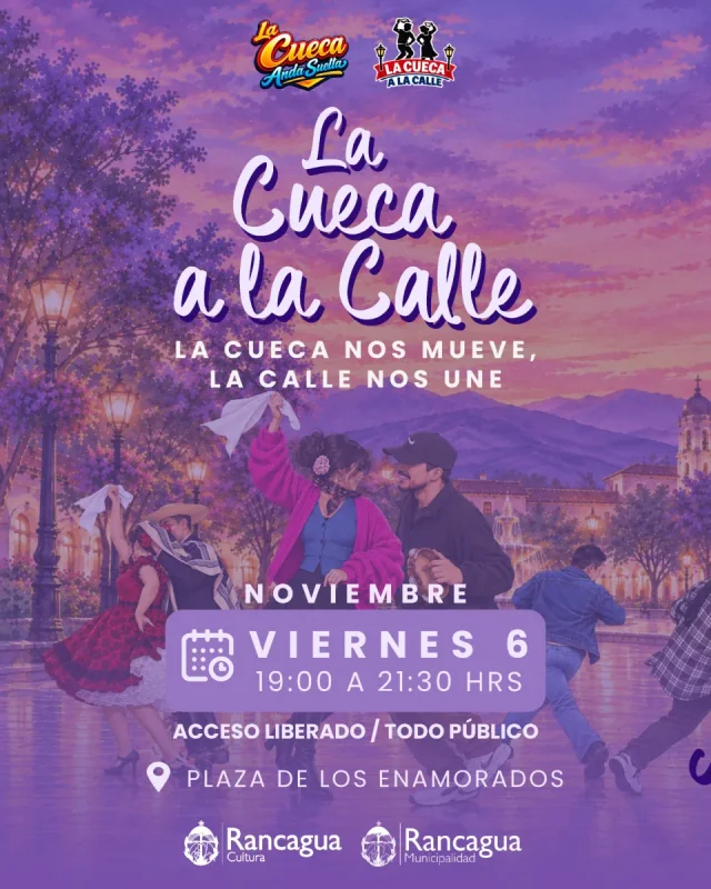 La cueca se toma las calles de rancagua