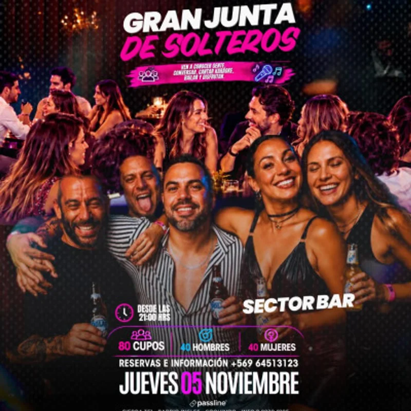 Gran Noche De Solteros🍾🕺🏿❤️