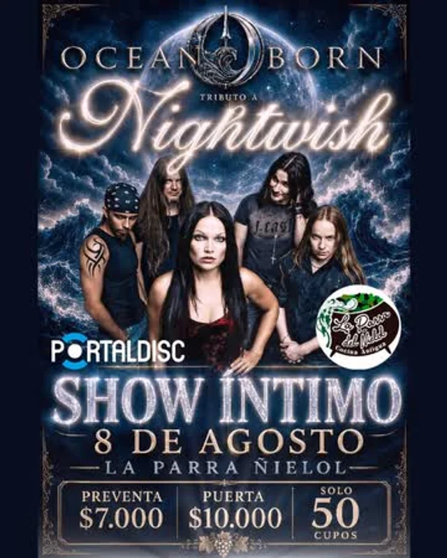 Oceanborn: Tributo A Nightwish En La Parra Ñielol, Temuco