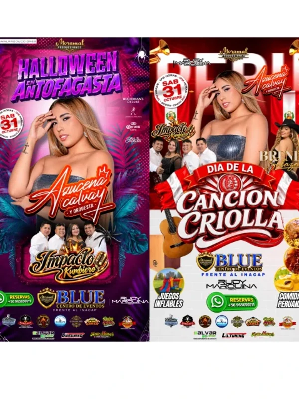 Azucena Calvay En Vivo – Halloween & Día De La Canción Criolla 🇵🇪🎃