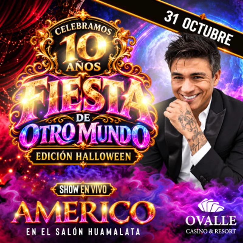 Fiesta Aniversario Ovalle Casino & Resort Con Americo