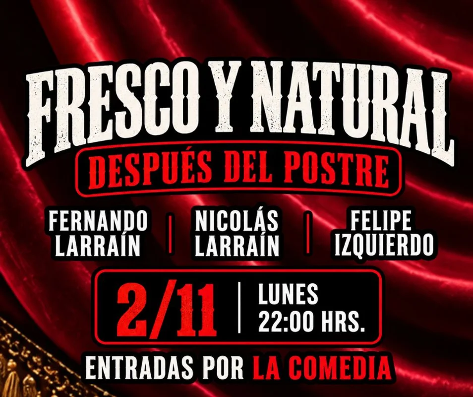 Fresco y natural después del postre en Palermo 02.11