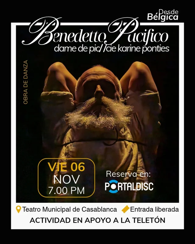 Danza: Benedetto Pacifico: Compañía Dame De Pic (Bélgica) En Teatro Municipal De Casablanca