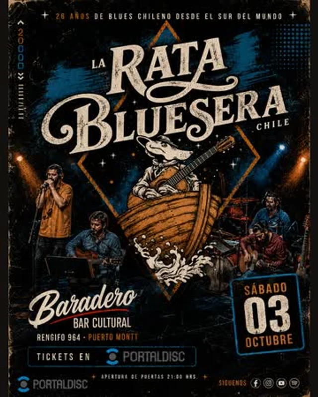 La Rata Bluesera En Baradero, Puerto Montt