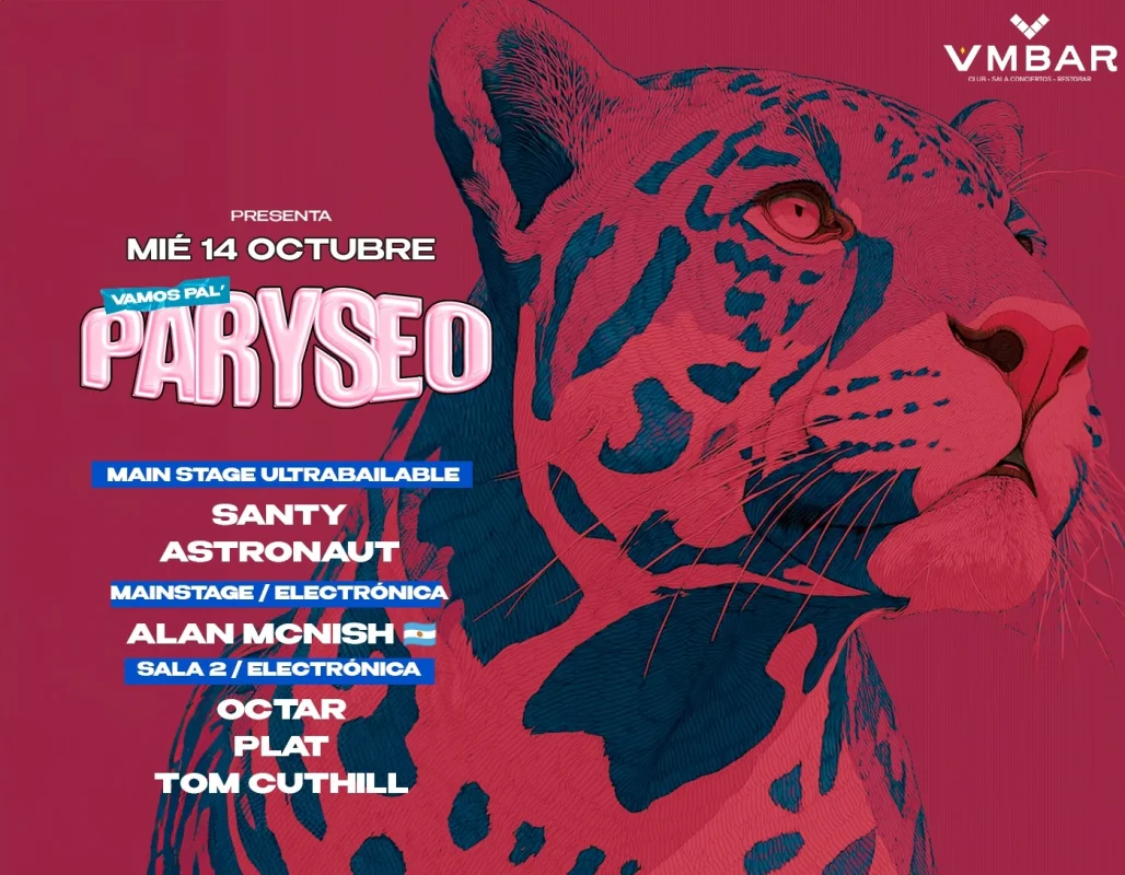 Miercoles De Pary Paryseo En Club Ambar / Main Stage Hits Ultrabailable + 1 Stage Electronica + Terraza Fumadores