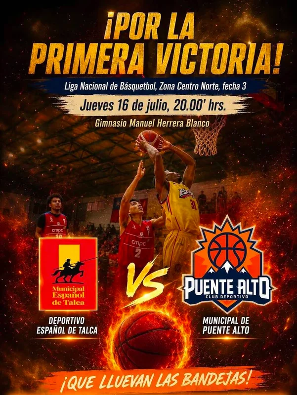 Municipal Espanol de Talca vs CD Puente Alto / LNB Liga CHERY by Cecinas Llanquihue 2026