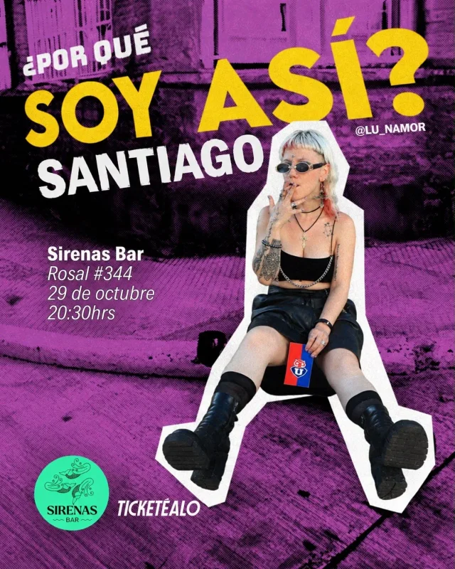 ¿Por Que Soy Así? Lu Namor En Sirenas Bar 29 De Octubre 20:30 Hrs