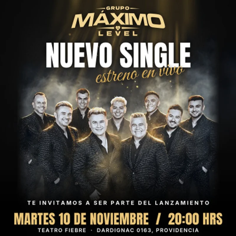 Grupo Máximo Level - Lanzamiento Nuevo Single (En Vivo)