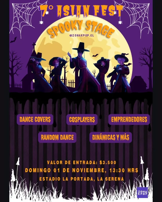 7° Asian Fest Spooky Stage En Estadio La Portada, La Serena