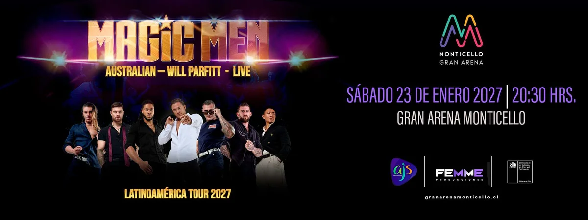Magic Men Australia - Latinoamerica Tour 2027