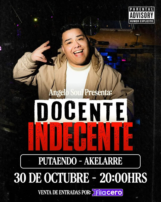 Docente Indecente - Angelo Soul en Akelarre