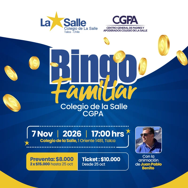 Bingo Familiar Colegio De La Salle Cgpa 2026