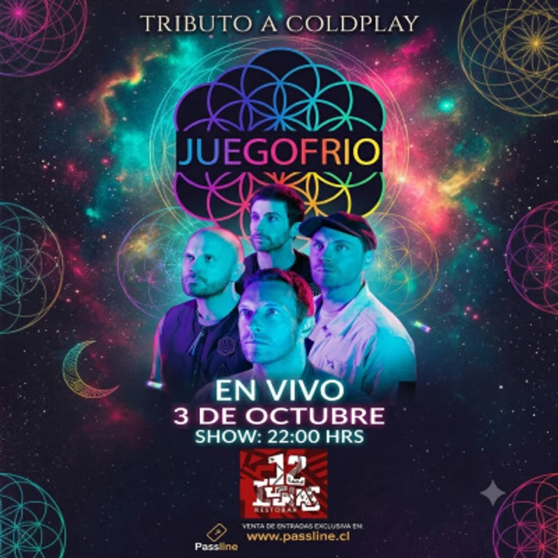 Tributo A Coldplay En 12 Lunas - Juegofrío En Vivo