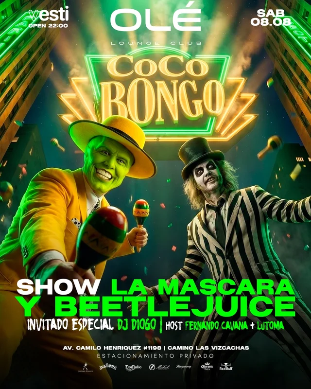 COCO BONGO / Sab 08 De Agosto