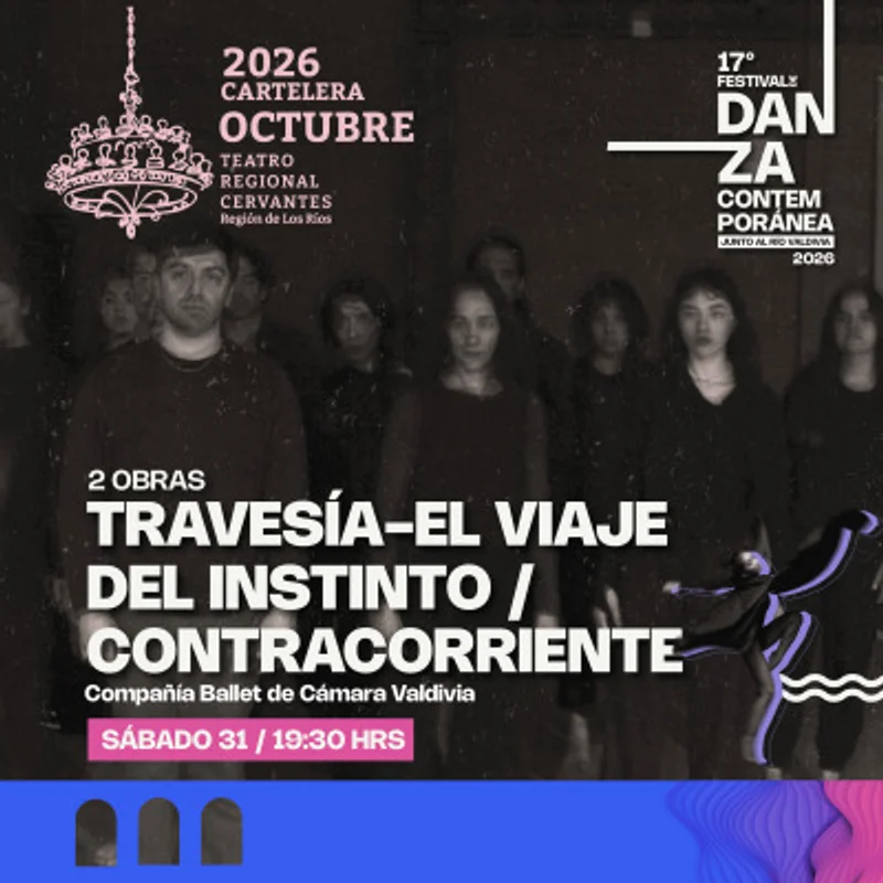 Festival de Danza Contemporánea 2 obras:  Contracorriente - Travesía, el viaje del instinto