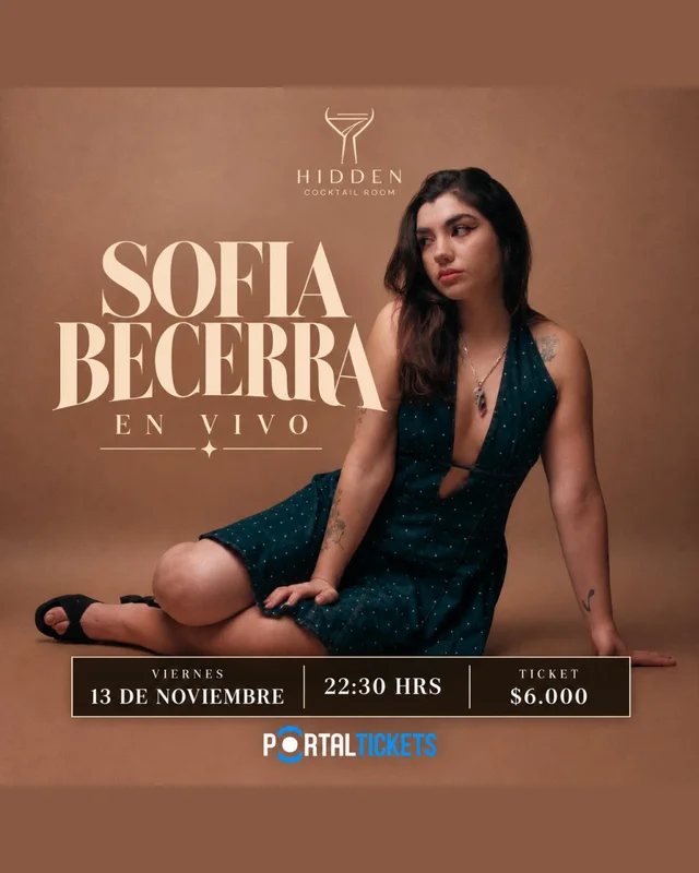 Sofia Becerra En Hidden Cocktail Room
