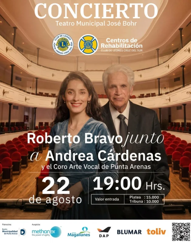 Roberto Bravo junto a Andrea Cárdenas - 22 de Agosto