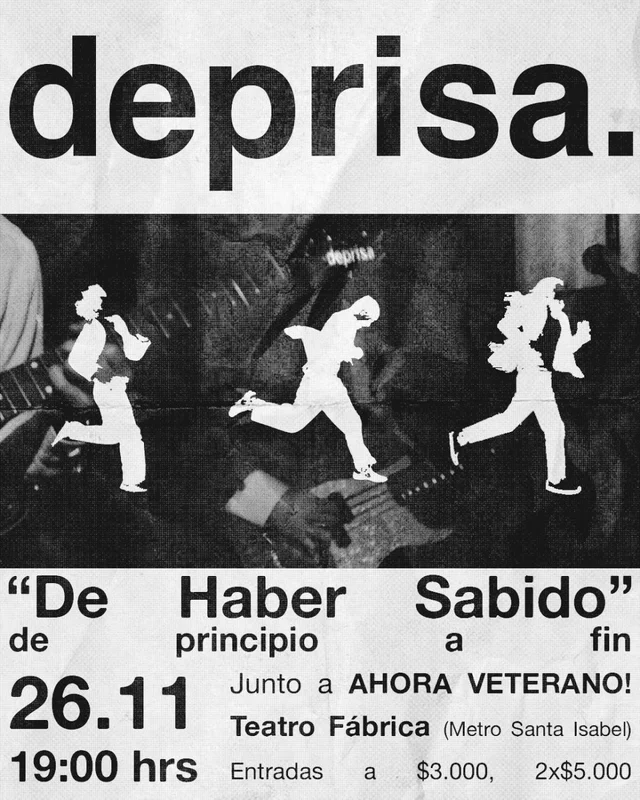 Deprisa Lanzamiento: De Haber Sabido En Teatro Fábrica