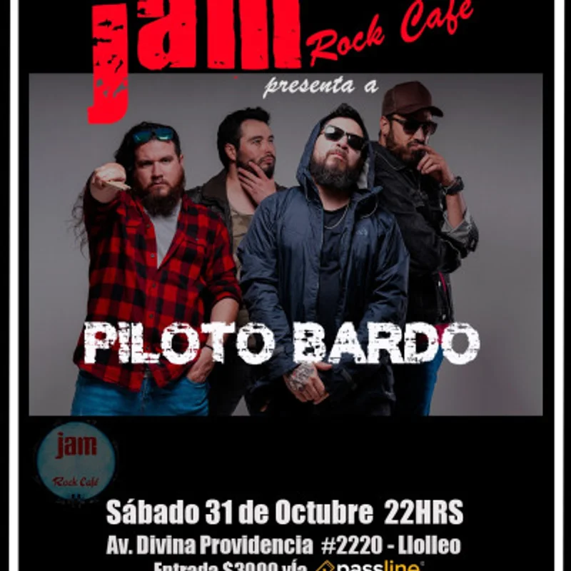 Piloto Bardo en Jam Rock Café