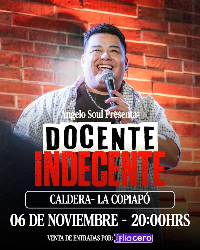 Docente Indecente - Angelo Soul en La Copiapo