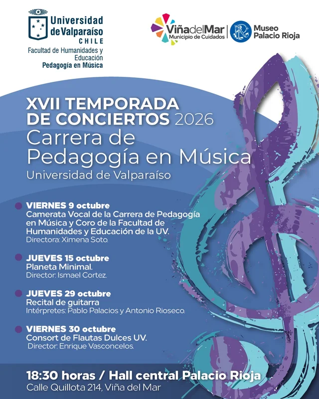 Recital de guitarra de Pablo Palacios y Antonio Rioseco en Temporada de conciertos de Pedagogía en Música