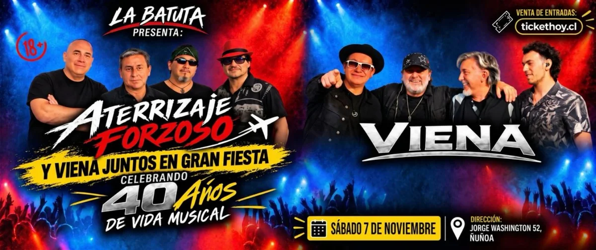 Aterrizaje Forzoso Y Viena Celebran Sus 40 Años
