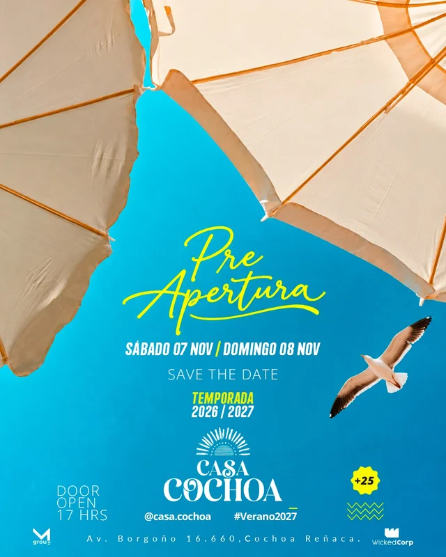 🌴☀️ Pre Apertura Casa Cochoa 2026 / 2027 🌅 | Sábado 7 De Noviembre