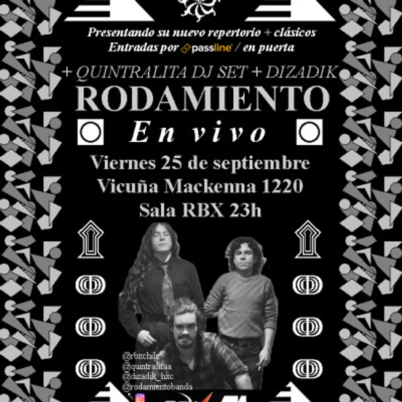 Rodamiento +Quintralita DJset +Dizadik en vivo