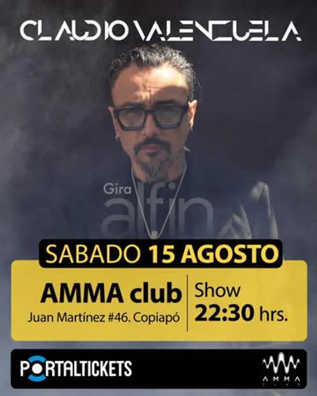 Claudio Valenzuela En Amma Club, Copiapó