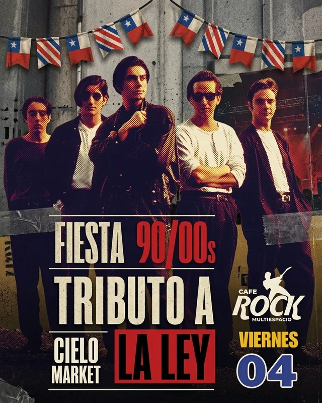 Viernes 4 Tributo A La Ley + Fiesta 90/2000