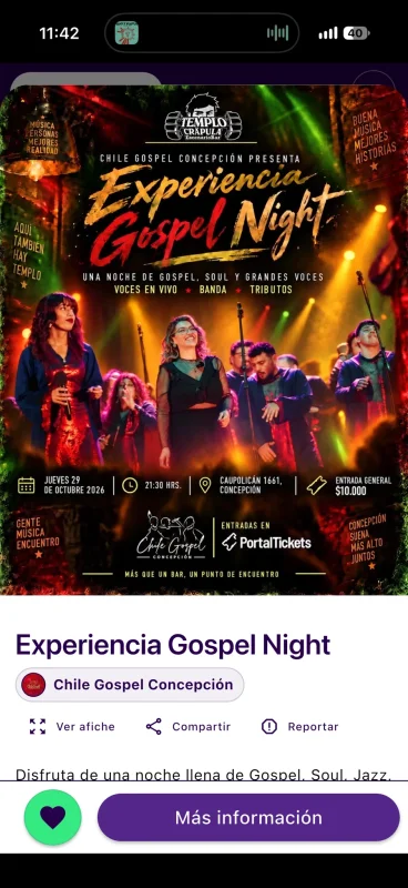 Experiencia Gospel Night