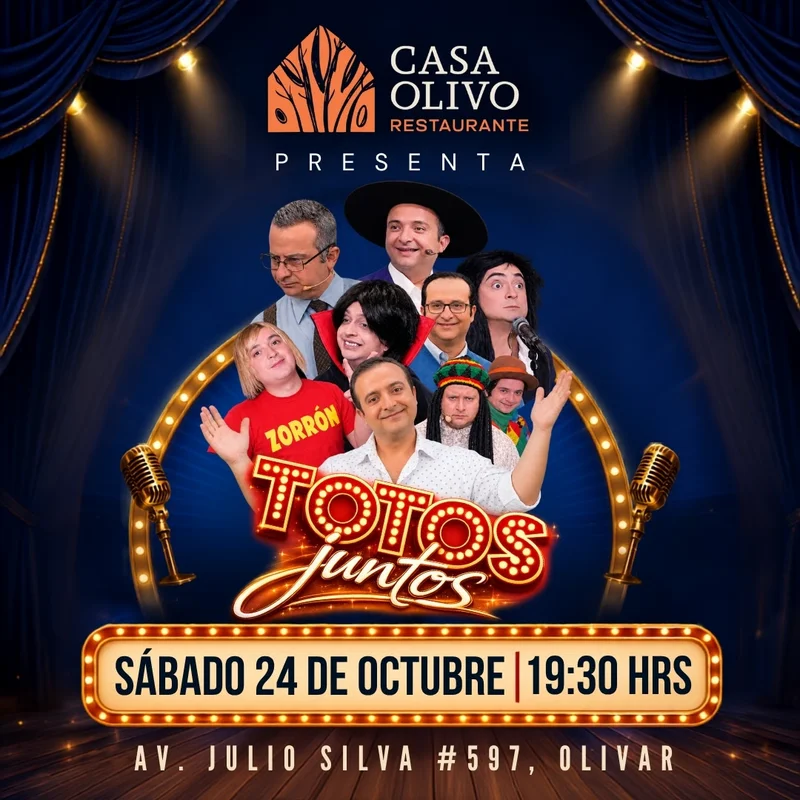 "Totos Juntos", Toto Acuna en vivo en Casa Olivo Restaurante