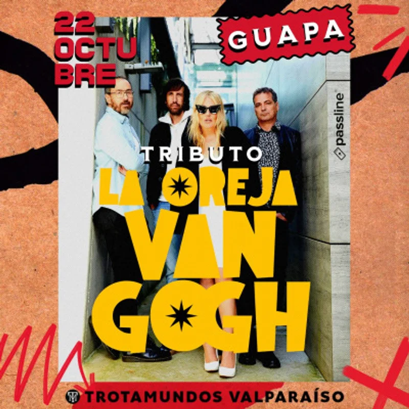 Guapa Tributo a La Oreja de Van Gogh en Trotamundos Valparaíso