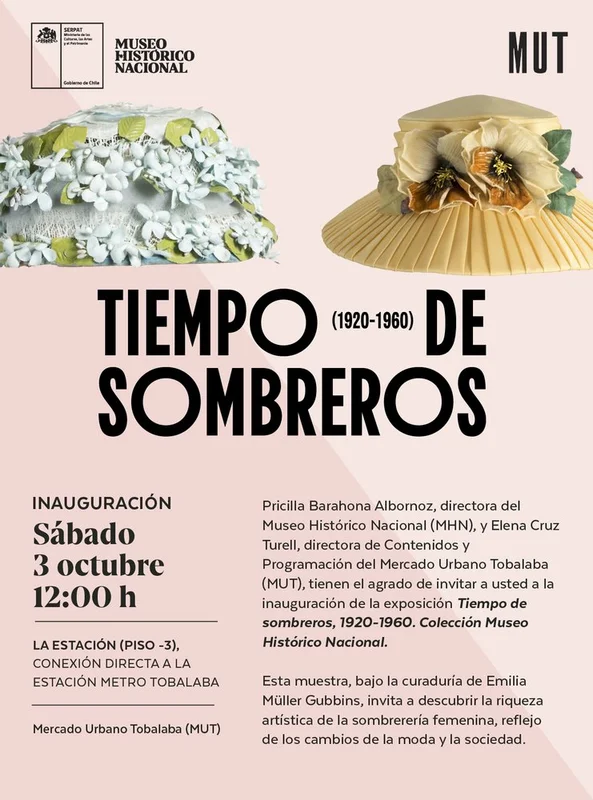 Apertura exposición Tiempo de sombreros, 1920-1960. Colección Museo Histórico Nacional