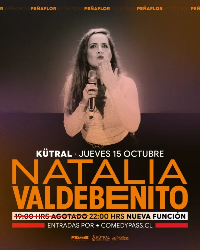 Natalia Valdebenito 15 De Octubre 22:00 Hrs. Kutral - Peñaflor - Segunda Función