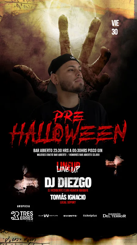 Viernes 30 Octubre / Pre-Halloween Club W ?