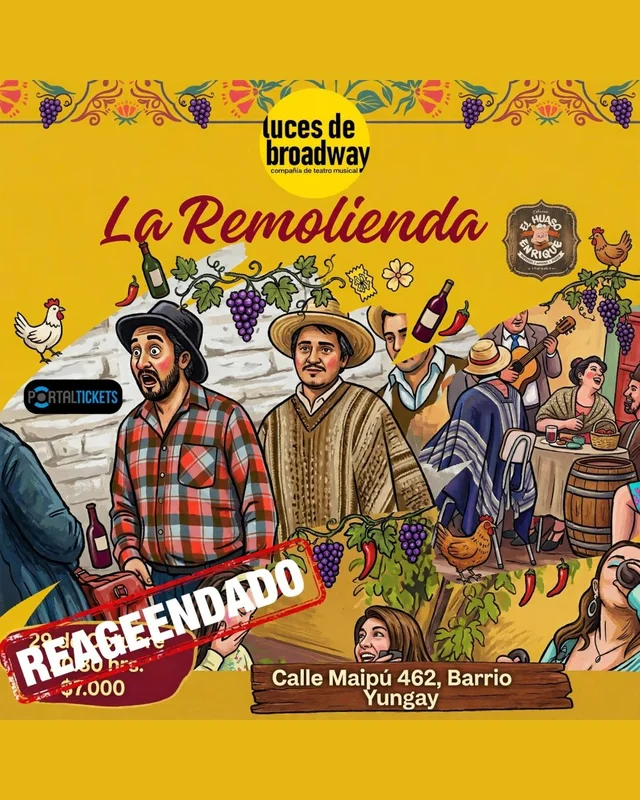 14/11 Sábado De Conciertos - Luces De Broadway Presenta La Remolienda En El Huaso Enrique