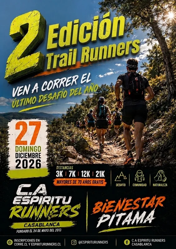Trail Espíritu Runners Bienestar Pitama