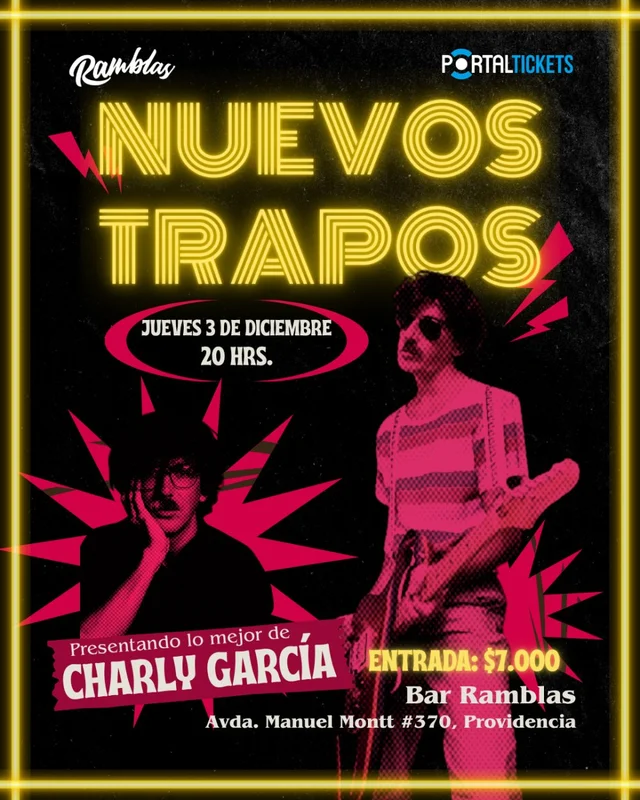 Lo Mejor De Charly Garcia Por Nuevos Trapos En Bar Ramblas