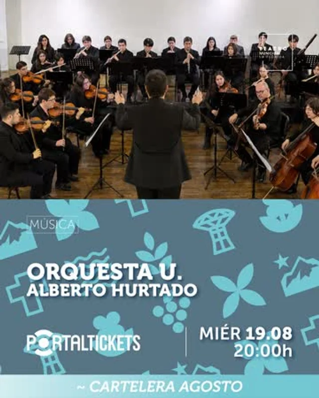 Orquesta U. Alberto Hurtado - 19 De Agosto En Teatro Municipal De La Florida