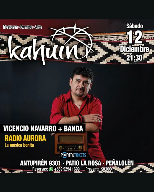 Canciones De Radio Aurora: Vicencio Navarro En El Kahuín