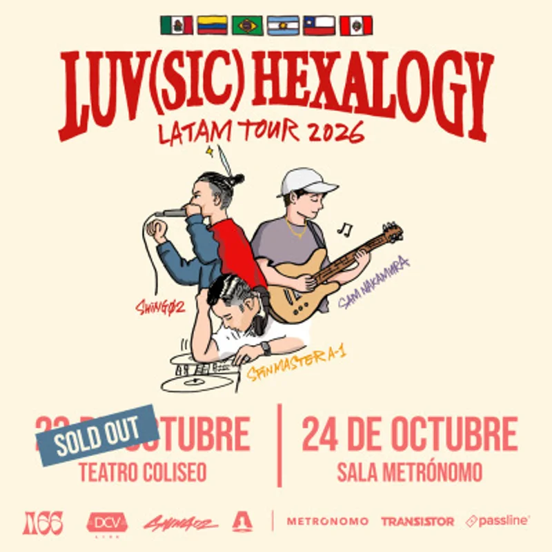 Shing02 & Spin Master A-1: Luv(Sic) Hexalogy Latam Tour 2026