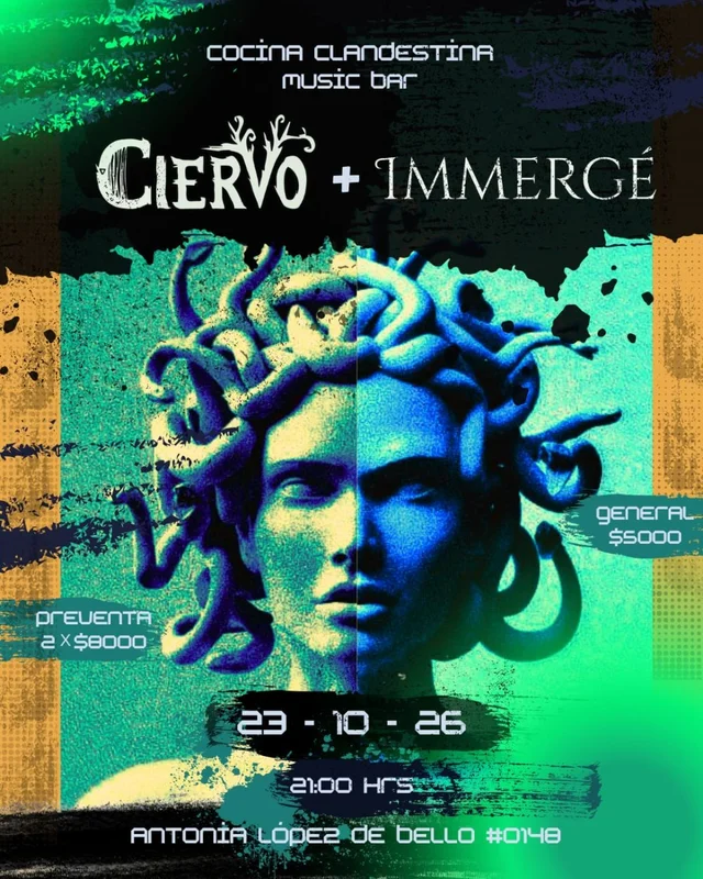 Ciervo + Immergé En La Cocina Clandestina